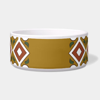 Nahtlos: Vintager Musterhintergrund Napf