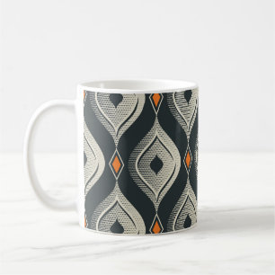 nahtlos Vintages Muster Kaffeetasse
