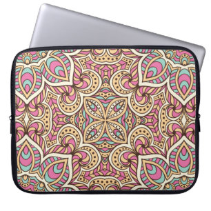 Nahtlos Vintages Muster. Vintages Dekorelement Laptopschutzhülle