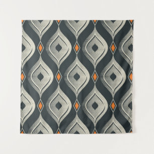 nahtlos Vintages Muster Wandteppich