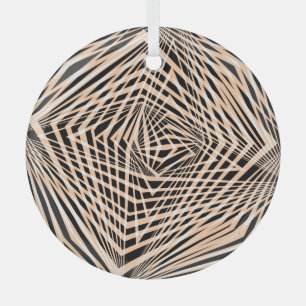 Nahtlose abstrakte Geometrie Ornament Aus Glas