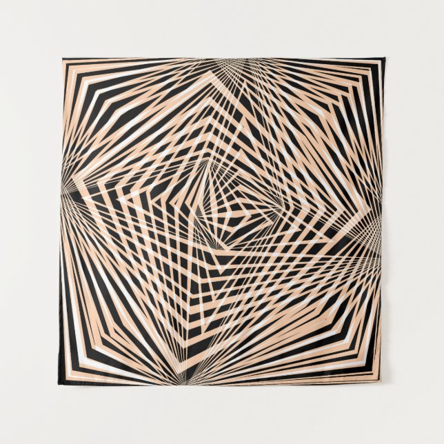 Nahtlose abstrakte Geometrie Wandteppich (Vorderseite)