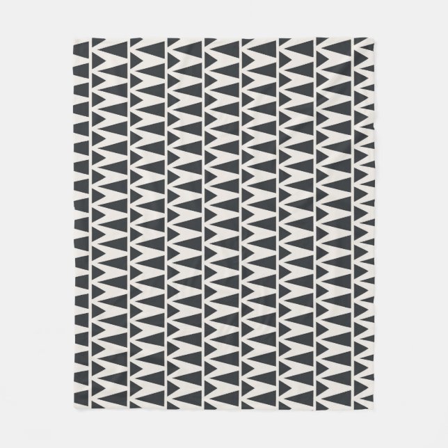 Nahtlose Abstrakte geometrische Moderne Muster Fleecedecke (Vorderseite)