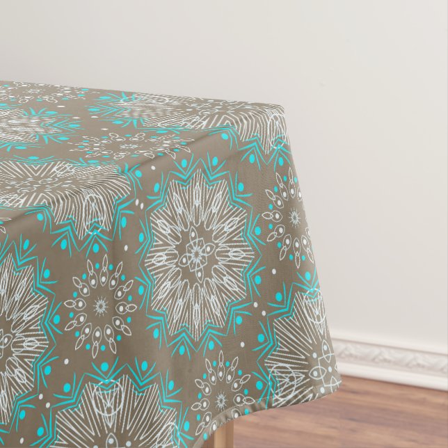 Nahtlose abstrakte Mandala rund um Kaleidosco Tischdecke (Beispiel)