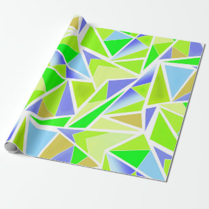 Nahtlose abstrakte, moderne geometrische Formen tr Geschenkpapier