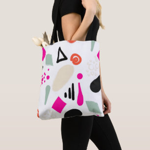 Nahtlose abstrakte, moderne Kreise machen dots geo Tasche
