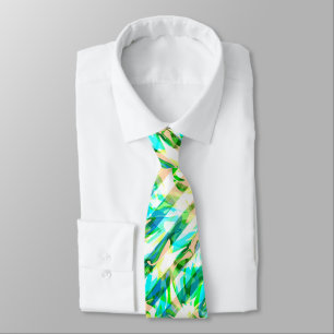 Nahtlose abstrakte moderne Pinselstriche multicolo Krawatte