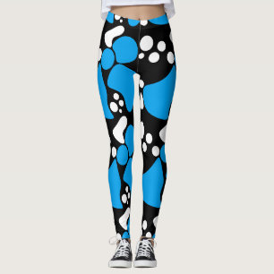Nahtlose abstrakte Punkte markieren moderne Kreise Leggings