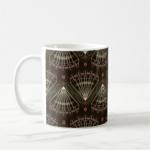 Nahtlose antike Kunst Deko-Muster Kaffeetasse