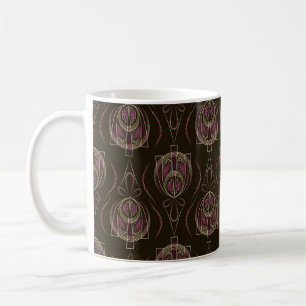Nahtlose antike Kunst Deko-Muster Kaffeetasse