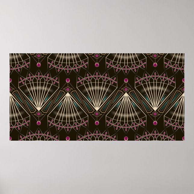 Nahtlose antike Kunst Deko Muster oder Name (Vorne)