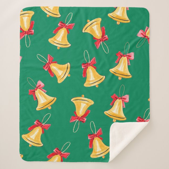 Nahtlose Aquarellmuster  Sherpadecke (Vorderseite)