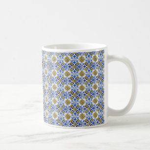 Nahtlose Azulejo-Plattenfliesen Kaffeetasse