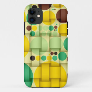 Nahtlose Beschaffenheit 2 der gelben, grünen Case-Mate iPhone Hülle