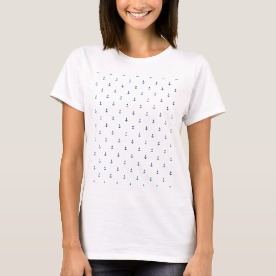 Nahtlose Beschaffenheit des Ankers T-Shirt