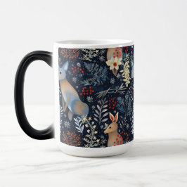 Nahtlose Blätter Hirsche Verwandlungstasse