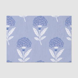 Nahtlose blaue Blume Muster decoupage Tissue Papa Seidenpapier