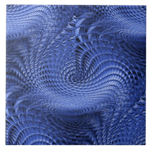 Nahtlose blaue Keramik Tile Fliese