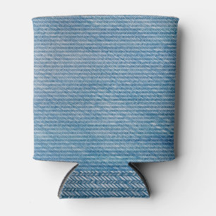 Nahtlose Blue Denim Jeans Texture Dosenkühler