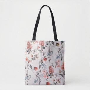 nahtlose Blume mit heller Hintergrundblume Tasche
