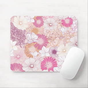Nahtlose Blume Mousepad