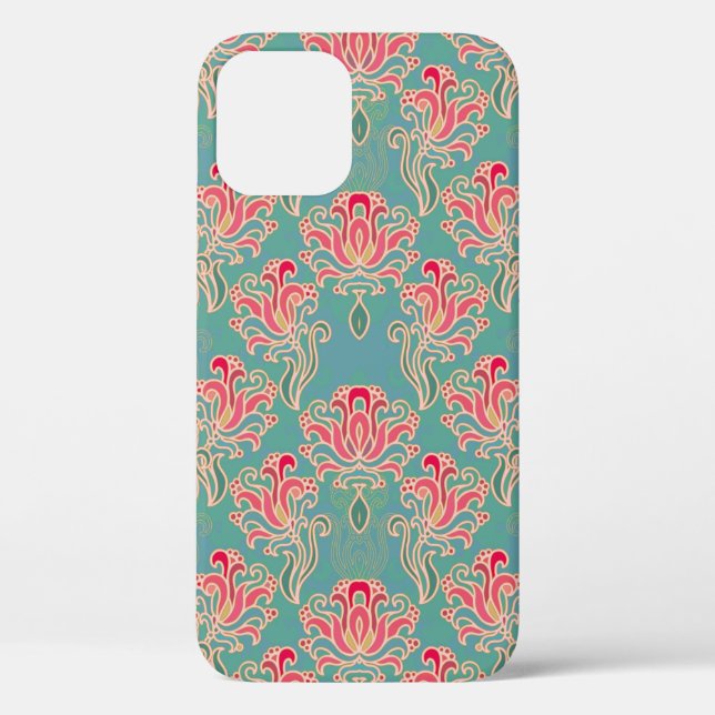 Nahtlose Blumenmuster Case-Mate iPhone Hülle (Rückseite)