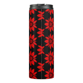 nahtlose Blumenmuster Thermosbecher