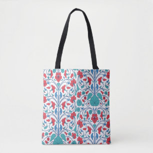 Nahtlose Blütenmuster mit nasturtium Blume. A Tasche