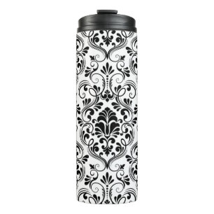 Nahtlose Damask Thermosbecher