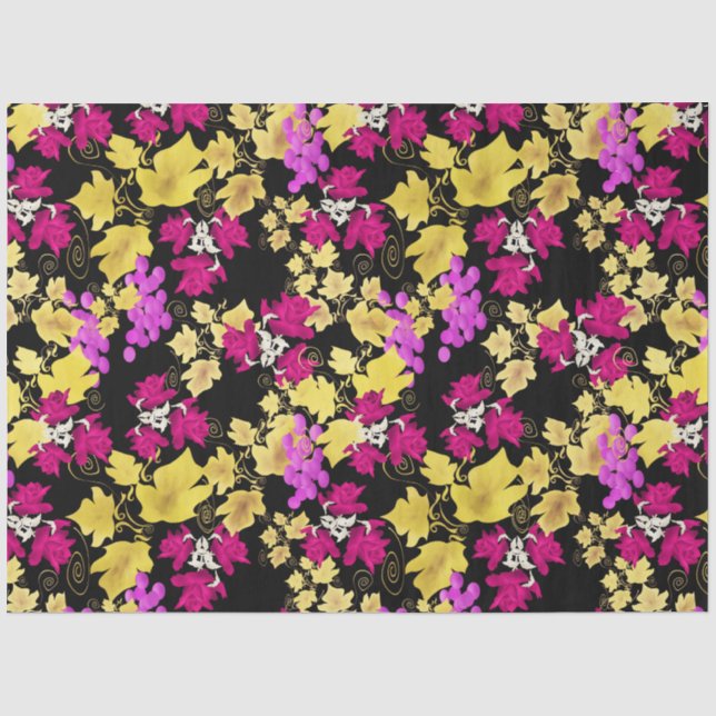 Nahtlose Ernte Traubenrosa Rosen Blume Florenz c Seidenpapier (Vorderseite)