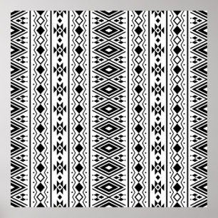 Nahtlose Ethnic Muster Design vintageabstract, am Poster