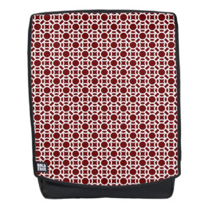 Nahtlose Farbe des weißen Musters, Untergrundfarbe Rucksack