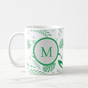 Nahtlose farbenfrohe Sommermuster - blumenspezifis Kaffeetasse