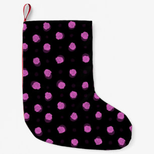 Nahtlose Farbmuster mit abstrakten Blume in vivo Kleiner Weihnachtsstrumpf