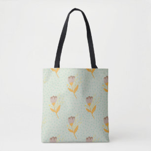 Nahtlose Folk Blume Doodle Muster. Hand d Tasche