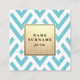 Nahtlose GeometricPattern GoldSquare Visitenkarte