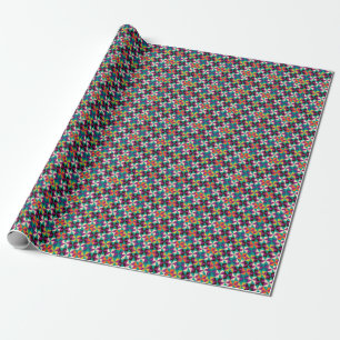 Nahtlose Geometrie, modernes Muster. Geschenkpapier