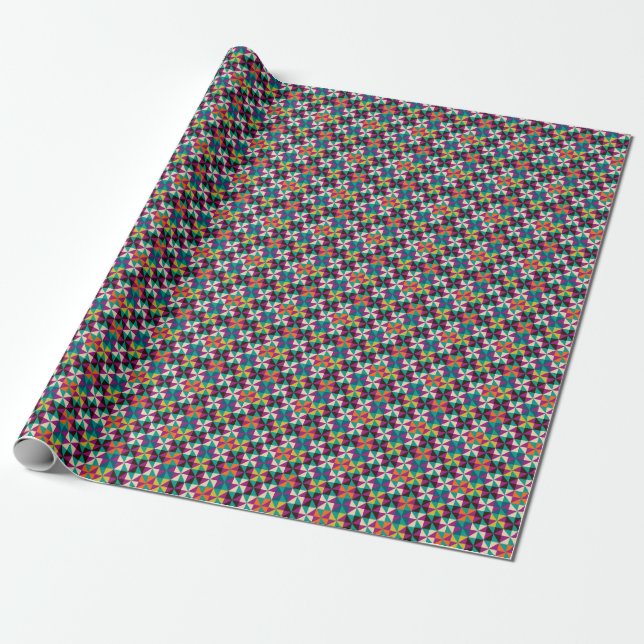 Nahtlose Geometrie, modernes Muster. Geschenkpapier (Ungerollt)