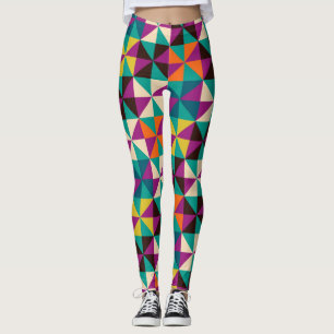 Nahtlose Geometrie, modernes Muster. Leggings