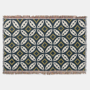 Nahtlose geometrische Blume: buntes Muster. Decke