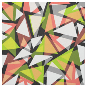 Nahtlose geometrische Dreiecke formen Muster Mosai Stoff