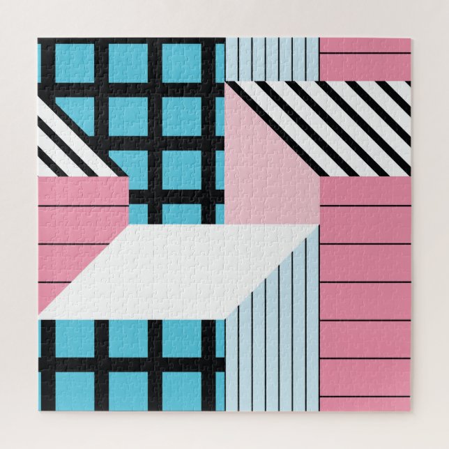 Nahtlose geometrische Formen Muster. (Vertikal)