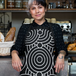 Nahtlose geometrische Kreise Schürze