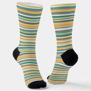 Nahtlose geometrische Streifen Socken