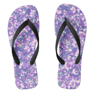 Nahtlose Glitzer-Glitzern glänzen Silber Flip Flops