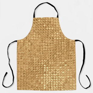 Nahtlose Goldfolie, goldene Glitzer-Textur Schürze