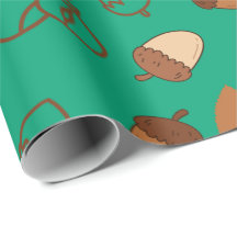 Nahtlose Hazelnusswrapping Paper für den gemütlich
