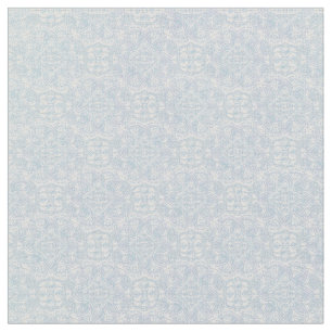Nahtlose hellblaue, rosa und weiße Mandalase Stoff