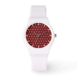 Nahtlose Herzen Armbanduhr