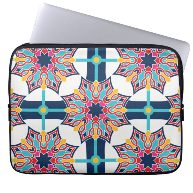 Nahtlose islamische Kunst Laptopschutzhülle (Vorderseite)